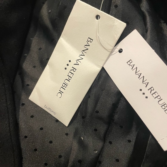 Loulou Flannel Black Blazer (Banana Republic Factory) - Picture 3 of 8